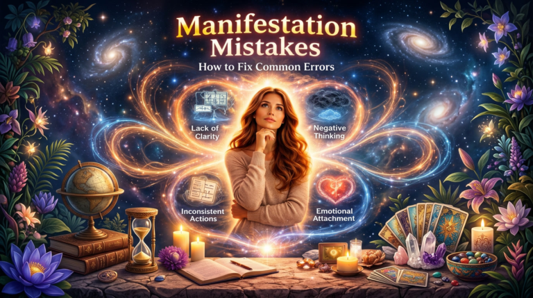 manifestation mistakes and how to fix them visualization concept